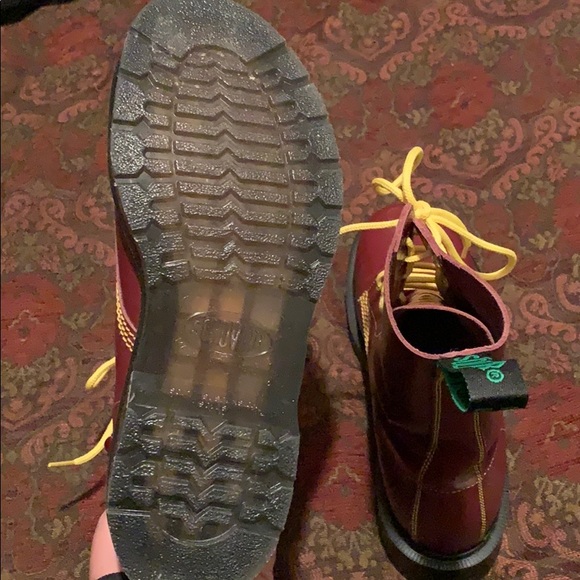 Solovair MIE steel-toe cherry red boots RARE - Picture 4 of 8